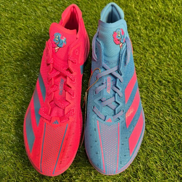 Adidas Adizero Football Electric Snack Attack Mens Size 8.5 IE4406 Pink Blue NEW main image 4